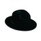Party Central Club Pack of 24 Black Roaring 20's Velour Fedora Hats